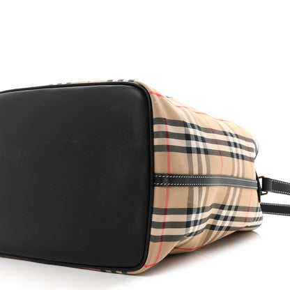 Burberry Vintage Check Calfskin Ashby Bucket Bag Archive Beige 11 of 11