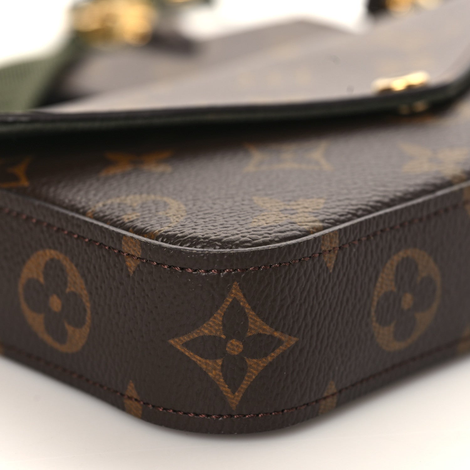 Louis Vuitton Monogram Felicie Strap & Go Kaki 5 of 8