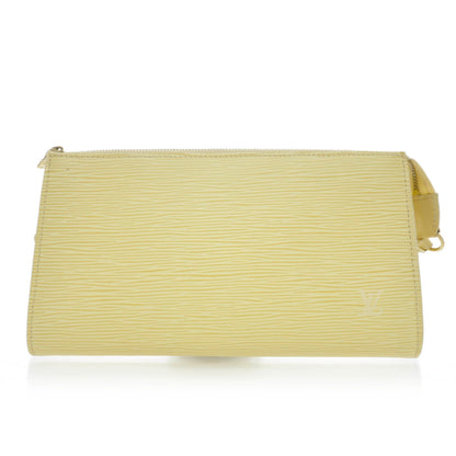 Louis Vuitton Epi Pochette Accessories 24 Bag Vanilla 1 of 8