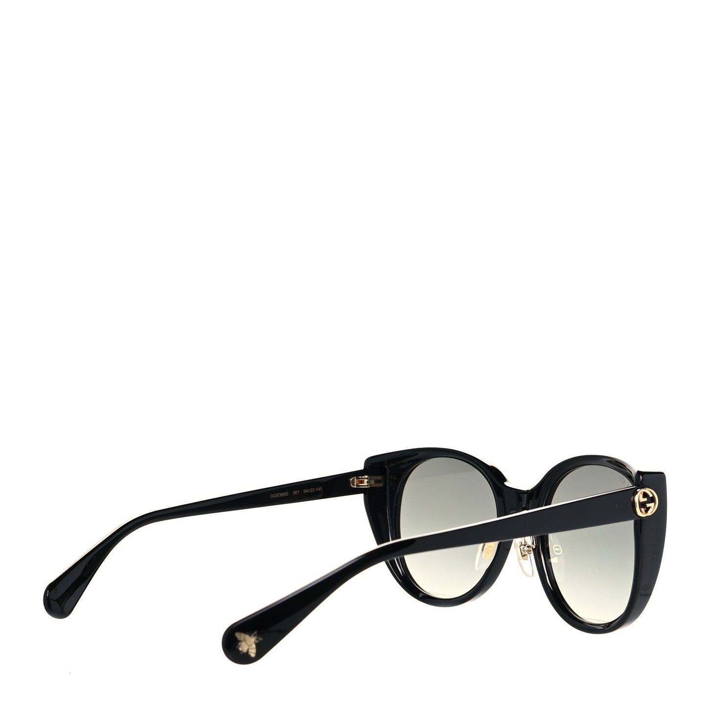Acetate Cat Eye GG0369S Sunglasses Black