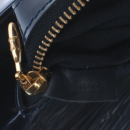 Louis Vuitton Patent Sobe Clutch Blue Infini 7 of 7
