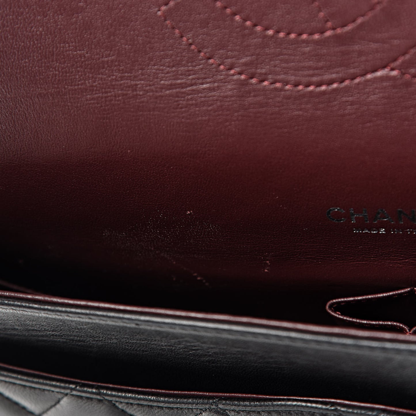 Lambskin Quilted Maxi Double Flap Black