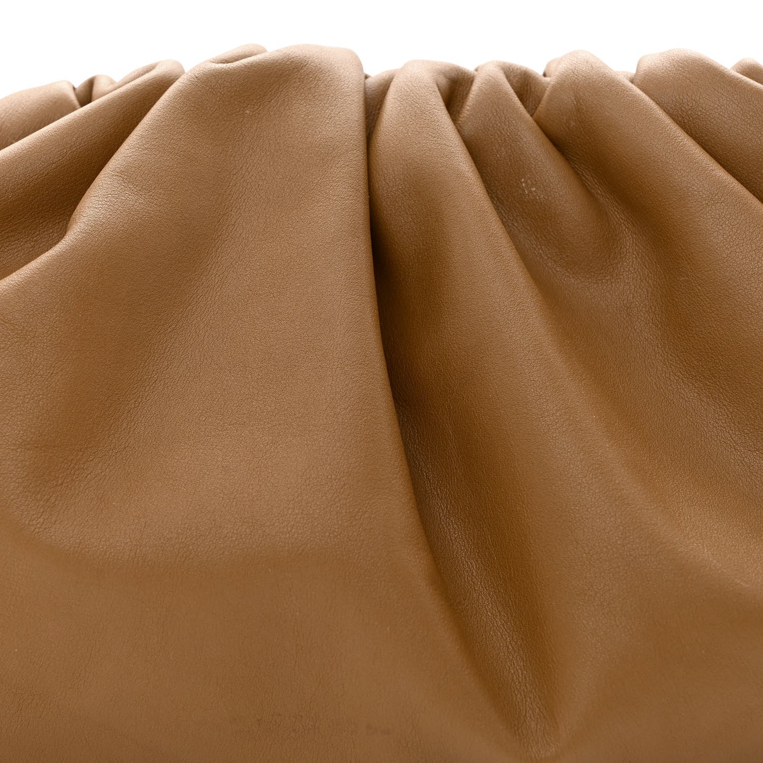 Bottega Veneta Smooth Butter Calf The Pouch Oversized Clutch Teak 8 of 10