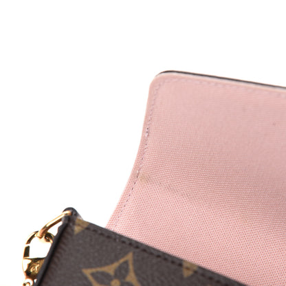 Louis Vuitton Monogram Valentine Dog Pochette Felicie Chain Wallet 11 of 15