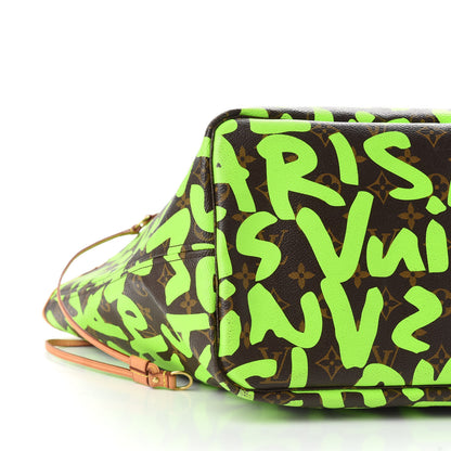 Louis Vuitton Monogram Graffiti Neverfull GM Green 8 of 12