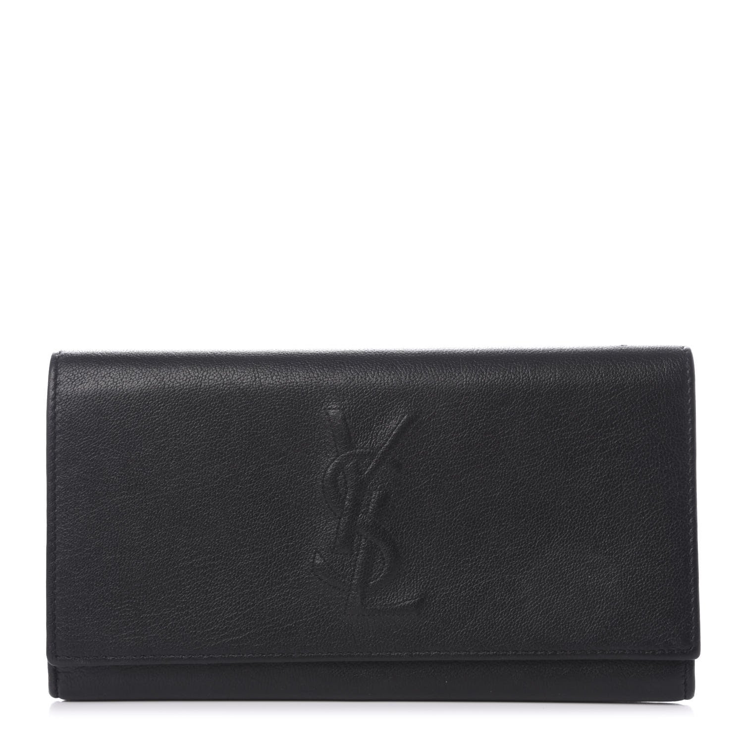Saint Laurent Chevre Belle De Jour Flap Wallet Black 1 of 7