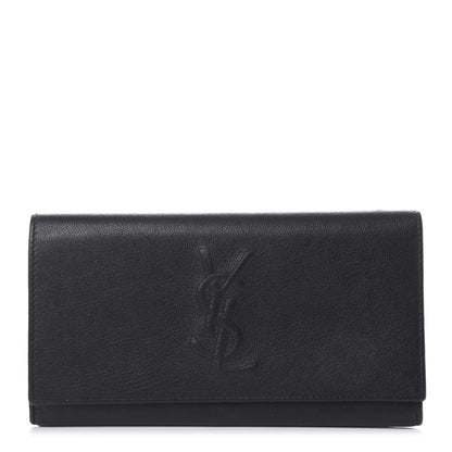 Saint Laurent Chevre Belle De Jour Flap Wallet Black 1 of 7