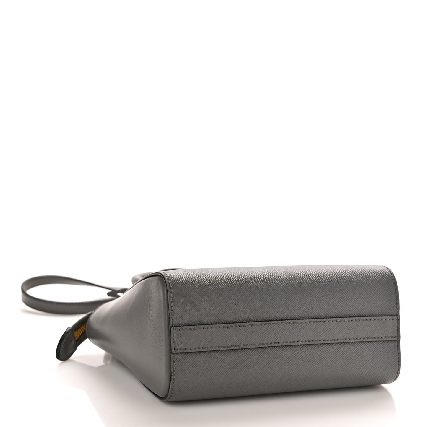 Saffiano Soft Calfskin Mini Zippered Tote Marmo