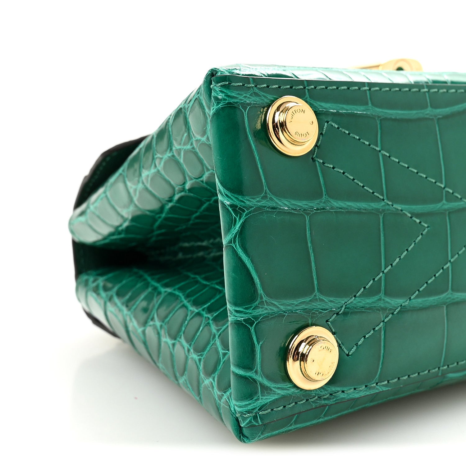 Louis Vuitton Alligator Rose Des Vents Mini Emeraude 8 of 9