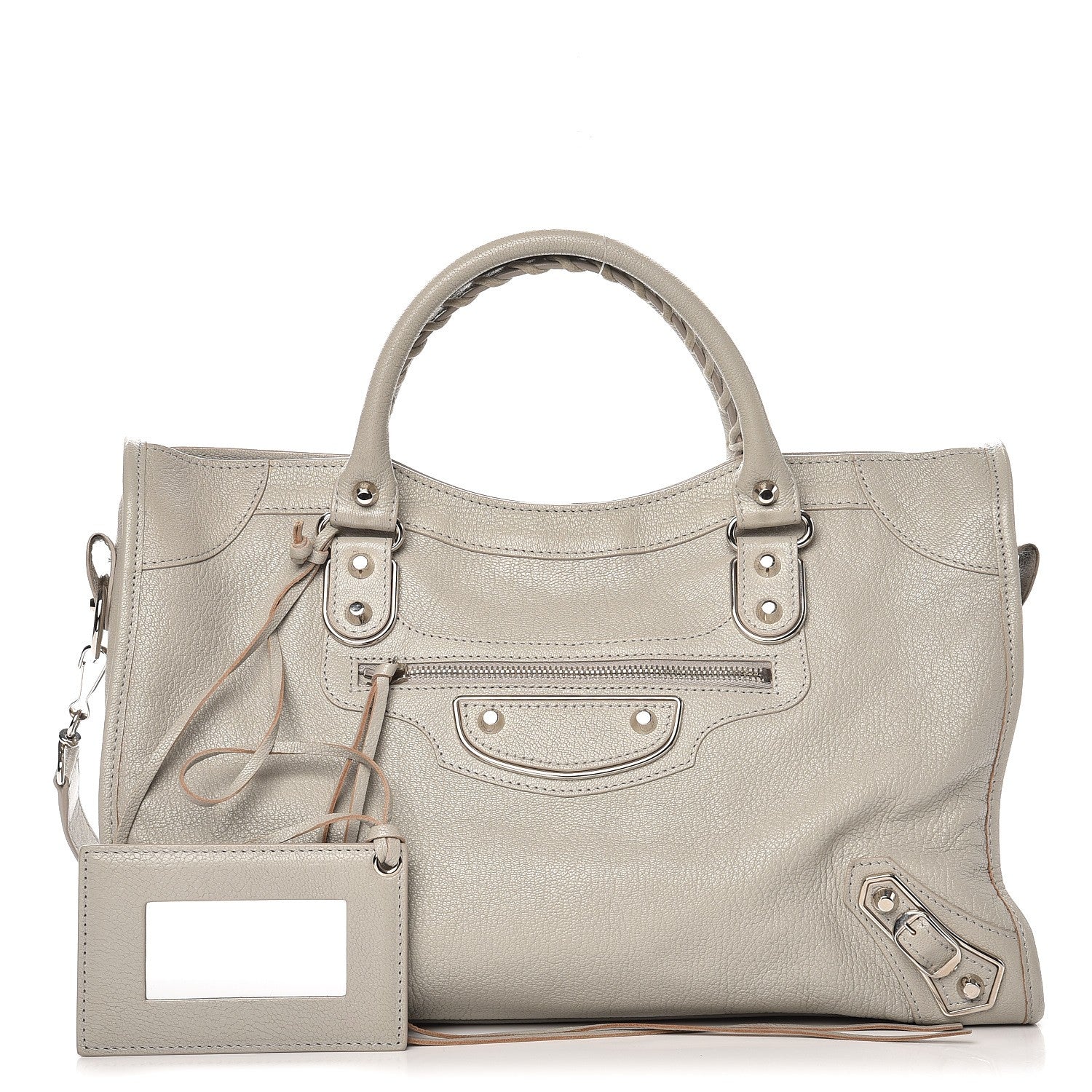 Balenciaga Chevre Gold Metallic Edge Hardware City Gris Glace 1 of 10