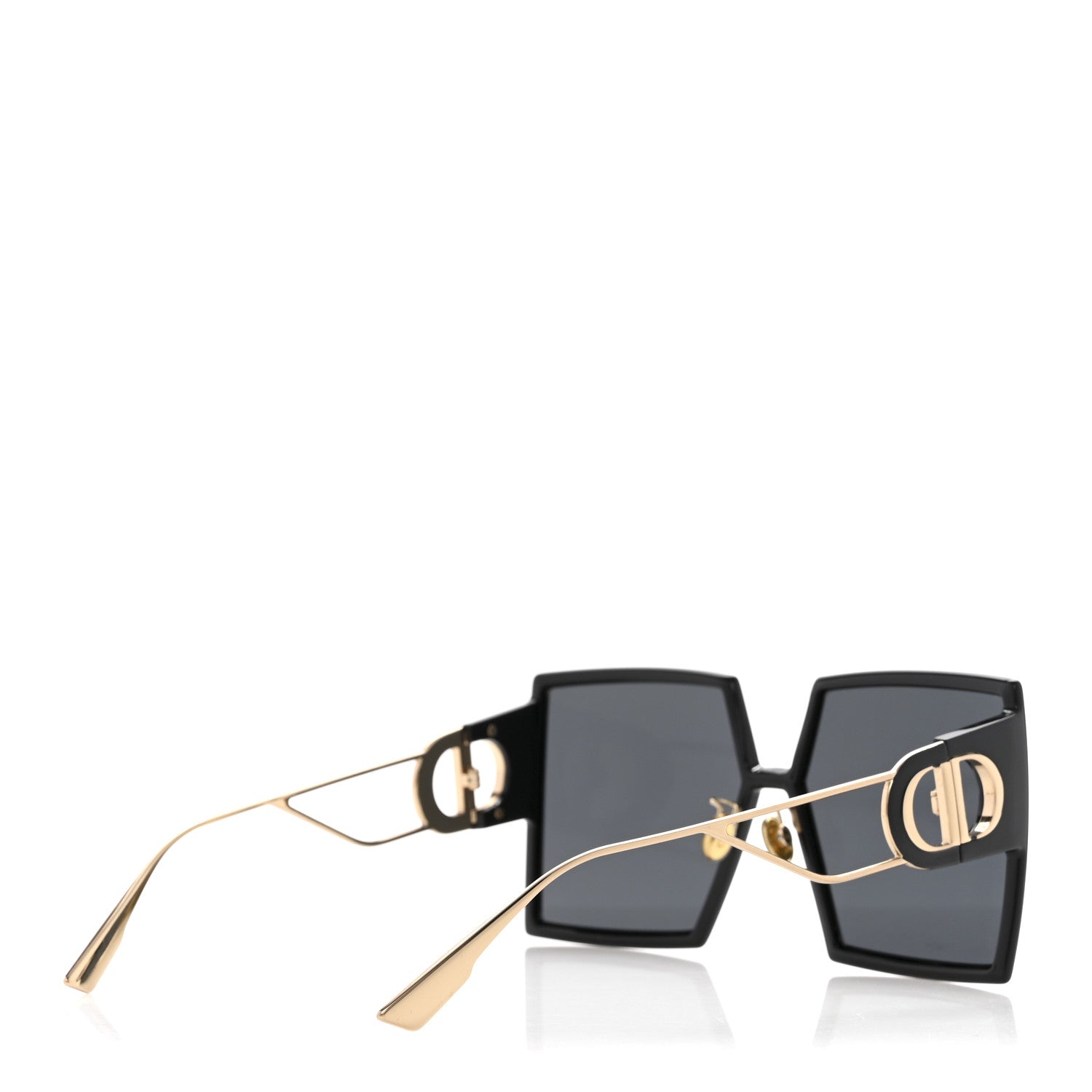 Christian Dior Acetate Square 30 Montaigne Sunglasses Black 4 of 7