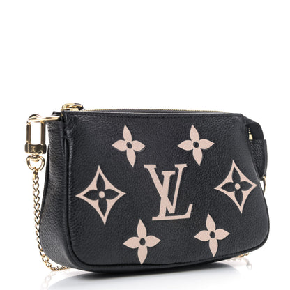 Louis Vuitton Empreinte Monogram Giant Mini Pochette Accessories Black 2 of 4