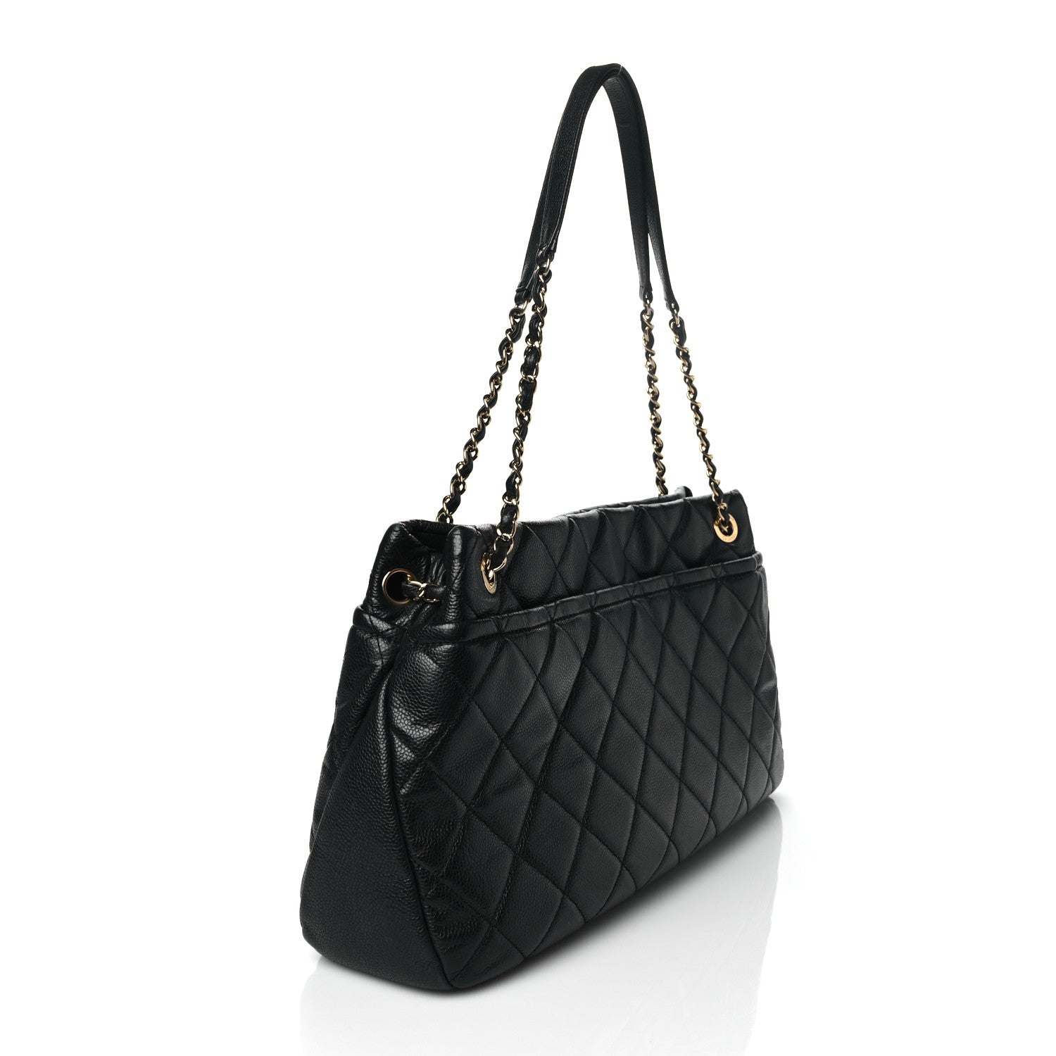 Chanel Caviar Quilted Timeless CC Soft Tote Black 3 of 10