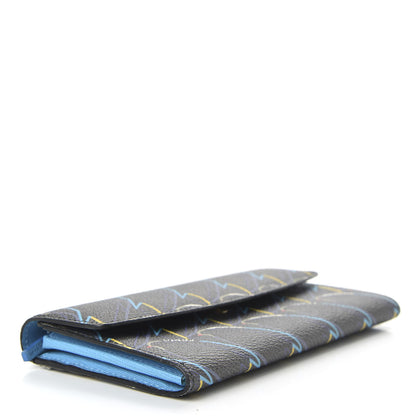 Fendi Vitello Elite QuTweet Continental Wallet Asfalto Multicolor 4 of 7