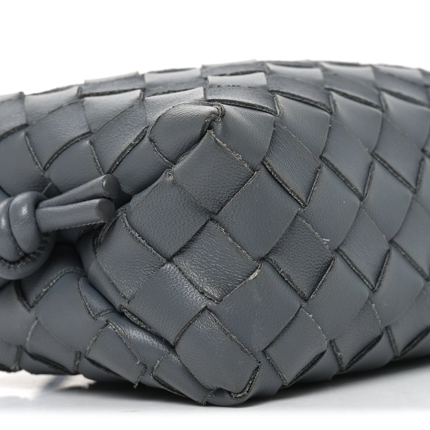 Bottega Veneta Nappa Intrecciato Mini Loop Camera Bag Thunder