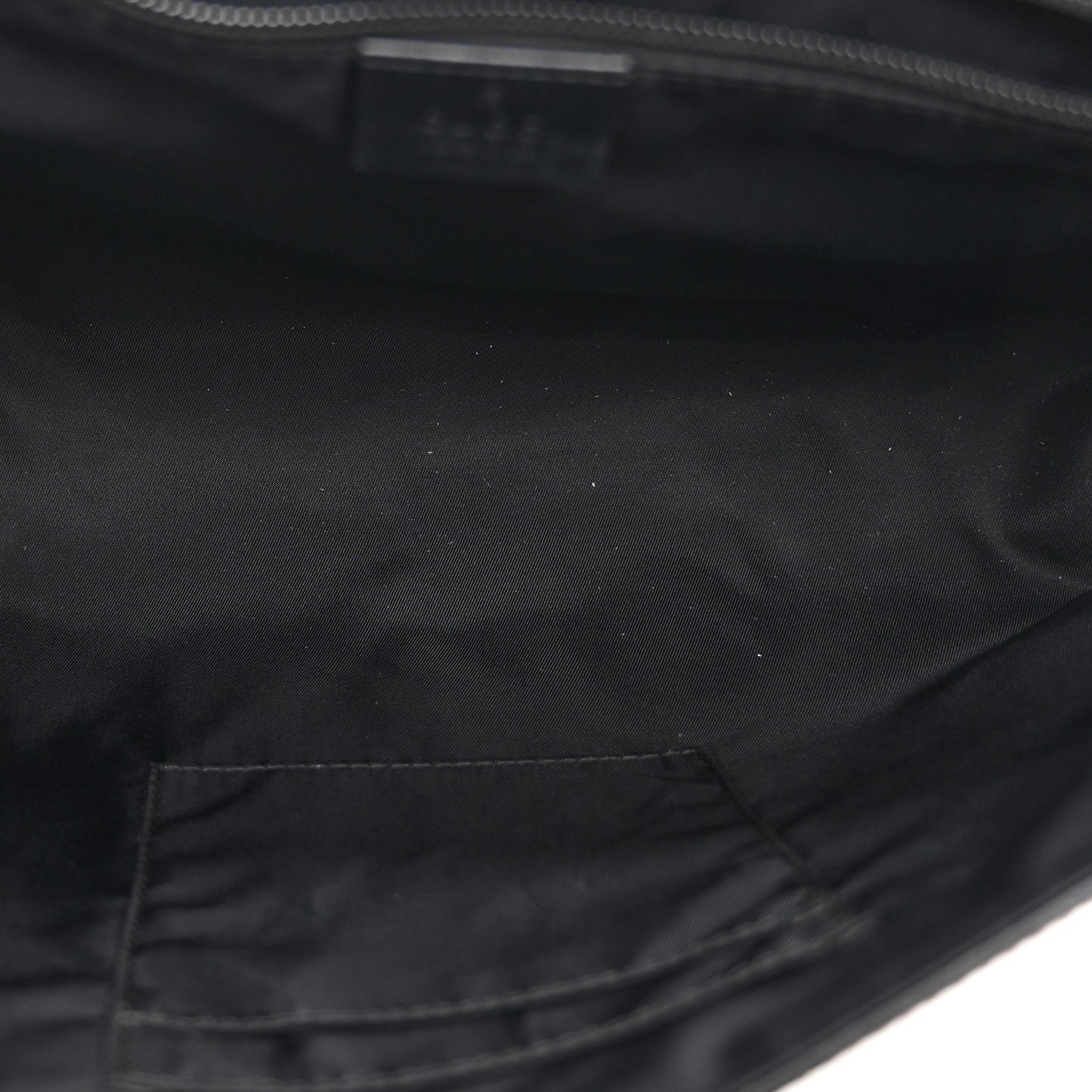 GG Supreme Monogram Web Flap Messenger Bag Black