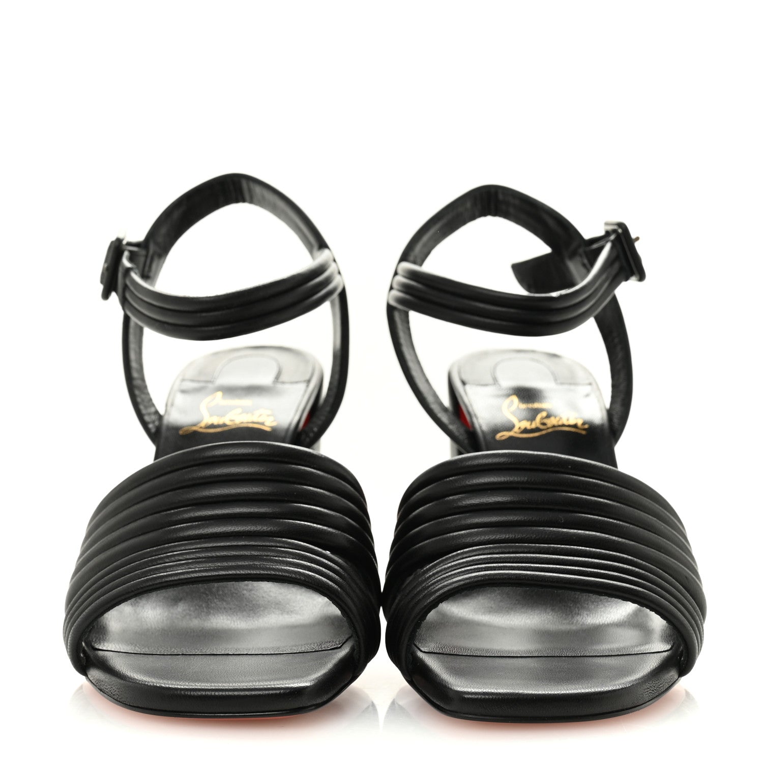 Christian Louboutin Nappa Manola 85 Sandals 39 Black 3 of 9