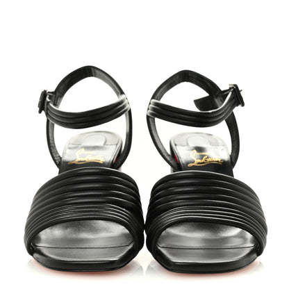 Christian Louboutin Nappa Manola 85 Sandals 39 Black 3 of 9
