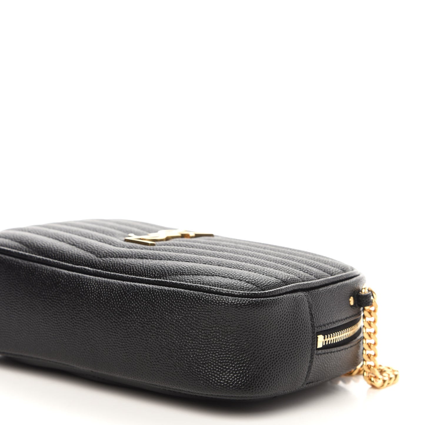 Grain De Poudre Matelasse Monogram Mini Lou Camera Bag Black