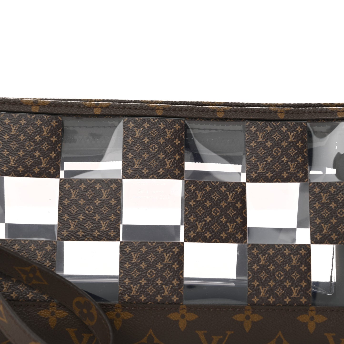PVC Monogram Chess Standing Pouch