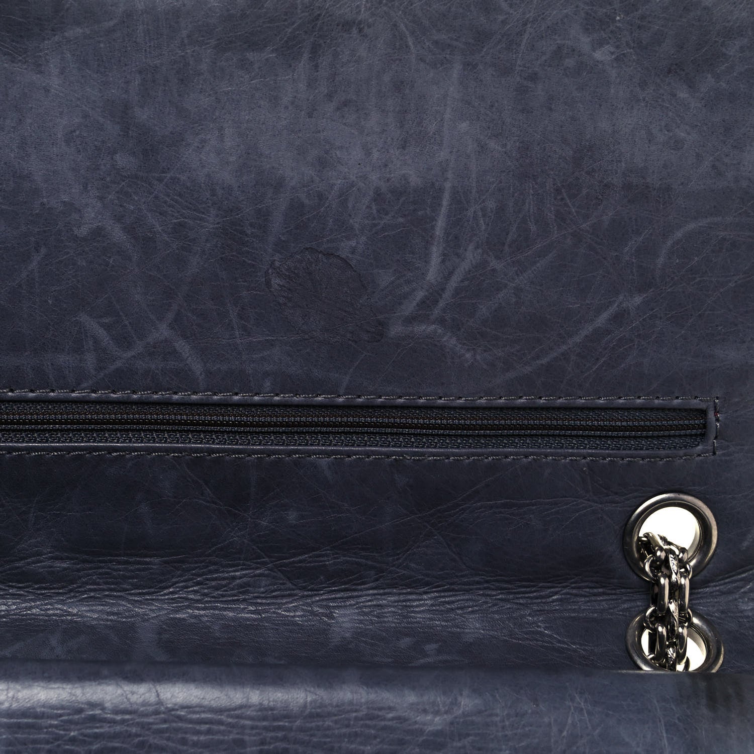 Chanel Aged Calfskin 50th Anniversary 2.55 Reissue 227 Flap Gris 22 of 23