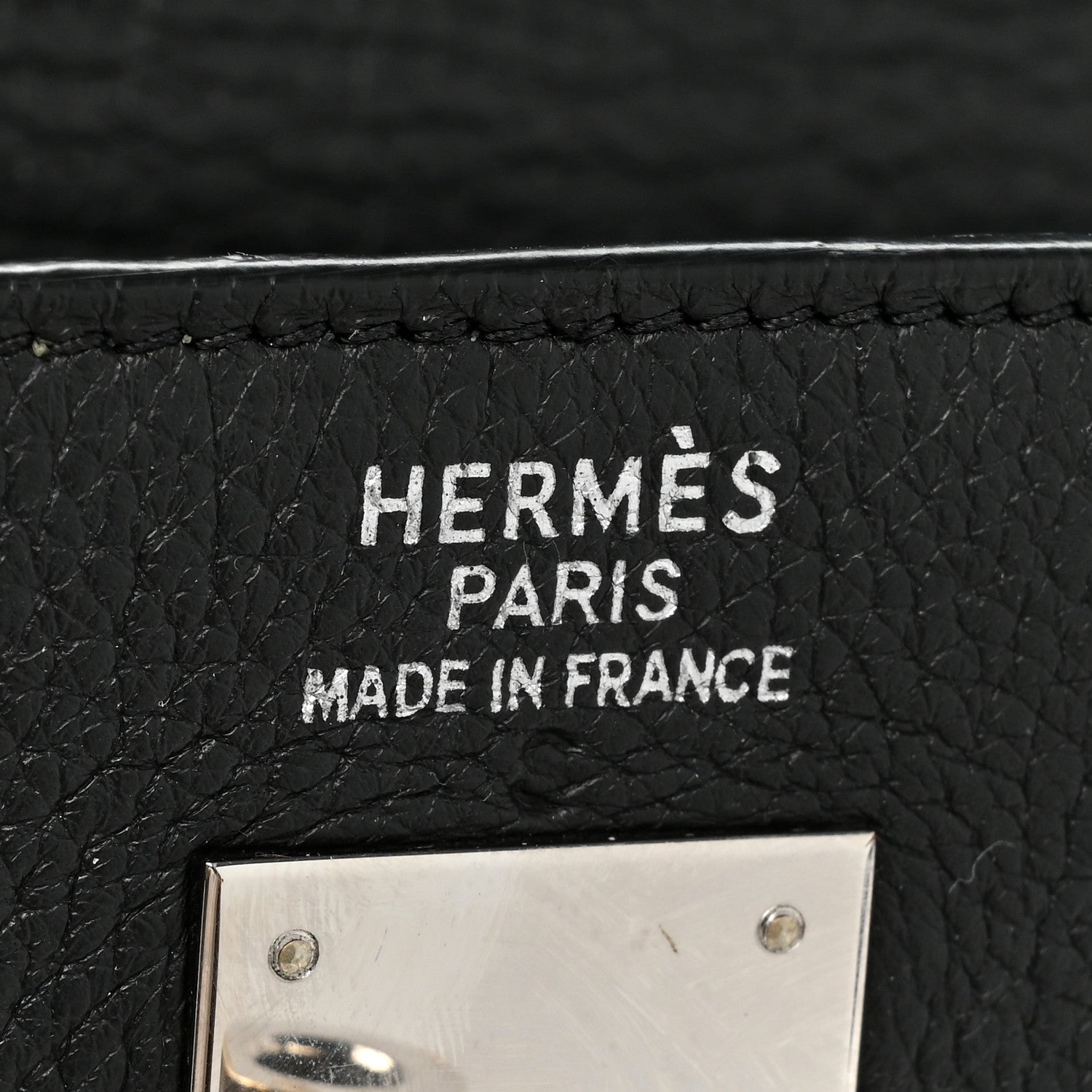 Hermes Taurillon Clemence Kelly Retourne 35 Black 6 of 16