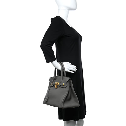 Hermes Togo Birkin 30 Etain 2 of 11