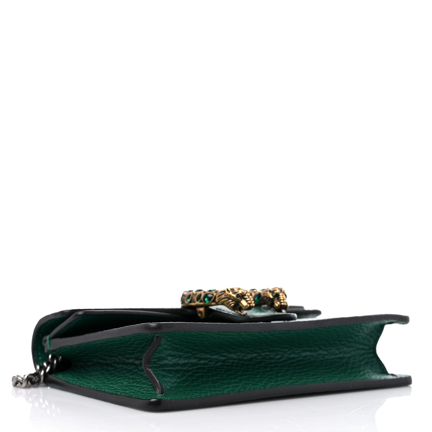 Gucci Calfskin Super Mini Dionysus Shoulder Bag Emerald 4 of 10