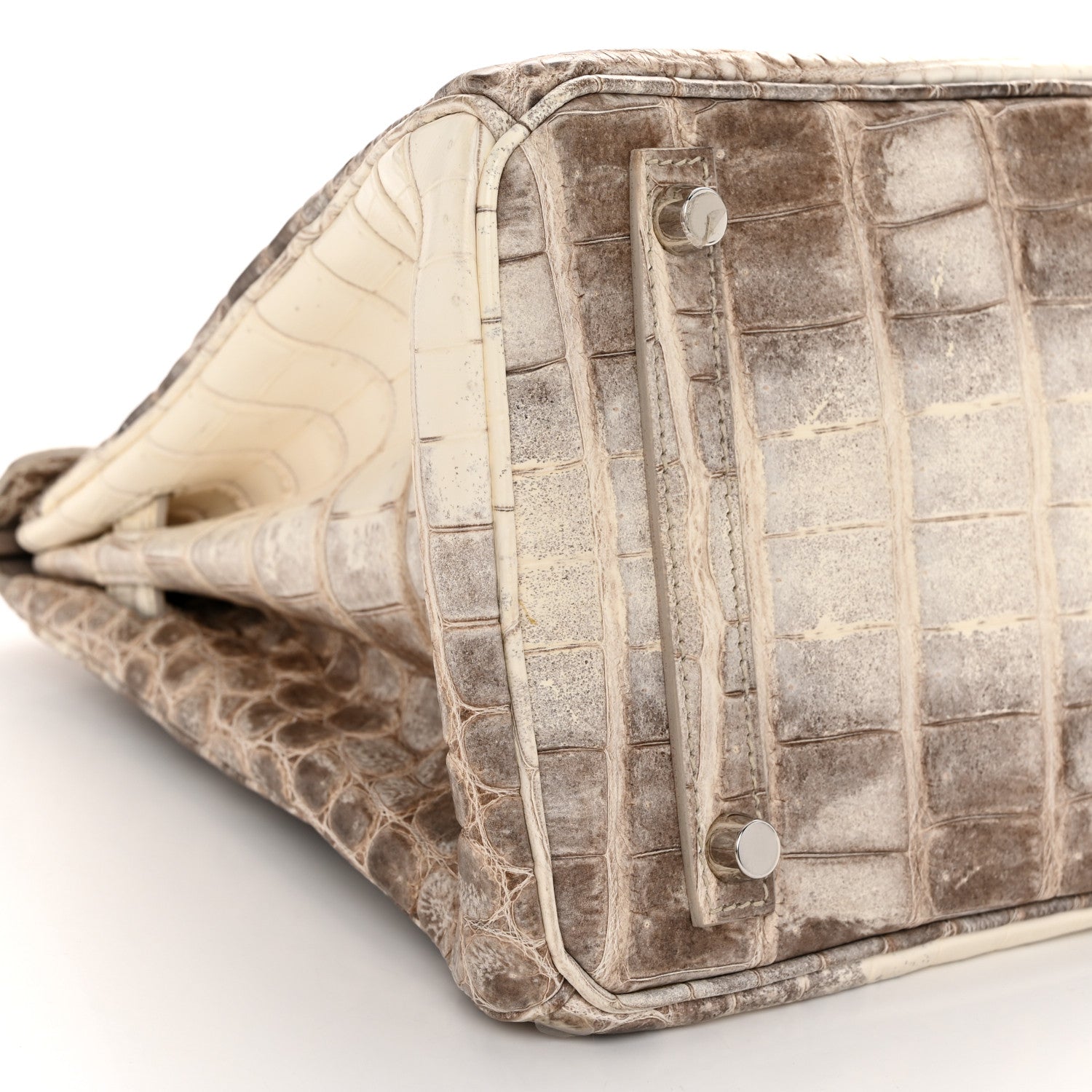 Hermes Matte Niloticus Crocodile Himalaya Birkin 30 Blanc 17 of 56