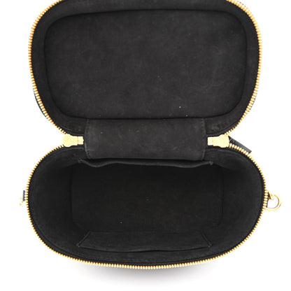 Christian Dior Lambskin Cannage Small Diortravel Vanity Case Black 5 of 10