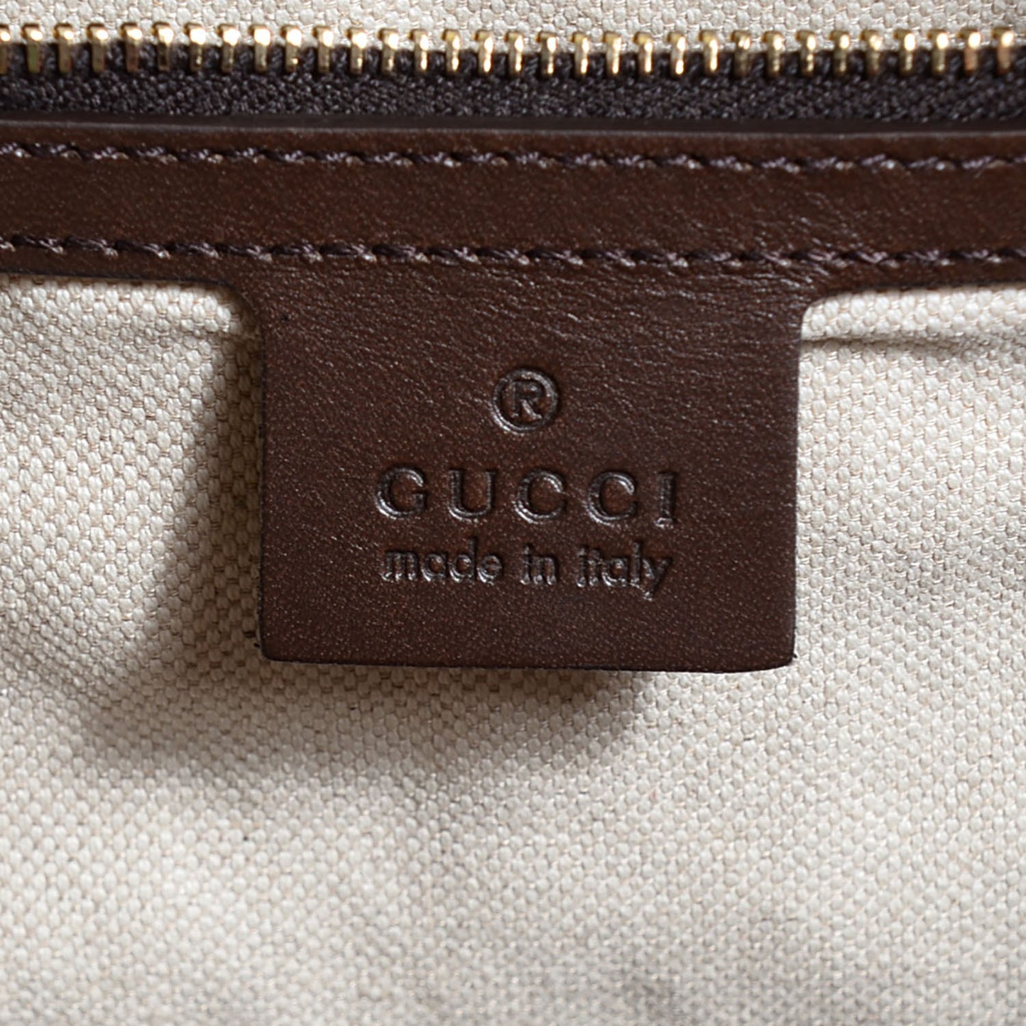 Monogram Vintage Web Medium Boston Dark Brown