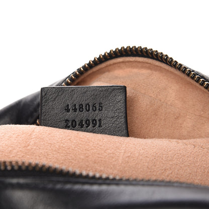 Gucci Calfskin Matelasse Mini GG Marmont Chain Shoulder Bag Black 7 of 7