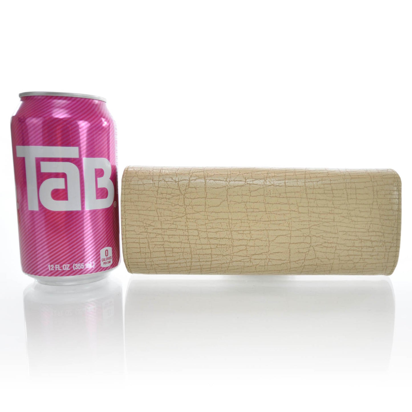 Leather Bamboo Clutch Bag