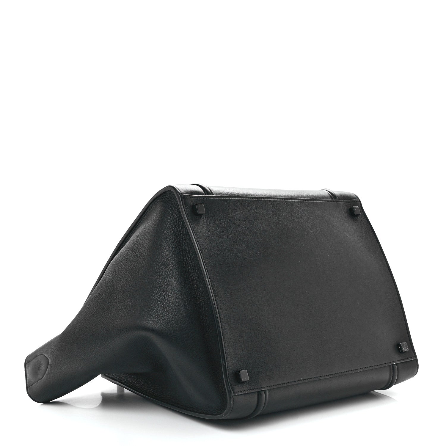 Celine Grained Calfskin Medium Phantom Luggage Black 4 of 13