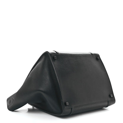 Celine Grained Calfskin Medium Phantom Luggage Black 4 of 13