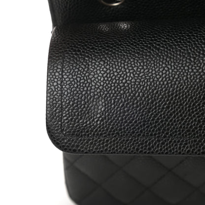 Chanel Caviar Quilted Small Double Flap Black 11 of 12