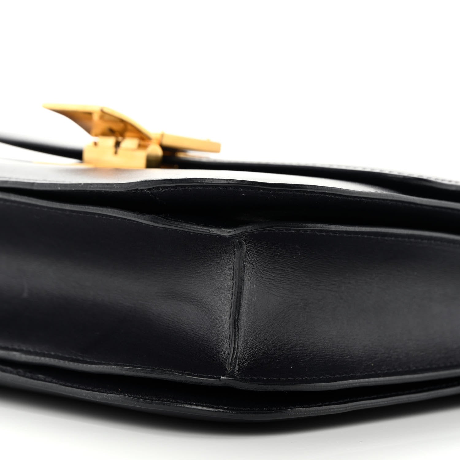 Celine Box Calfskin Medium Classic Box Flap Bag Navy 10 of 17