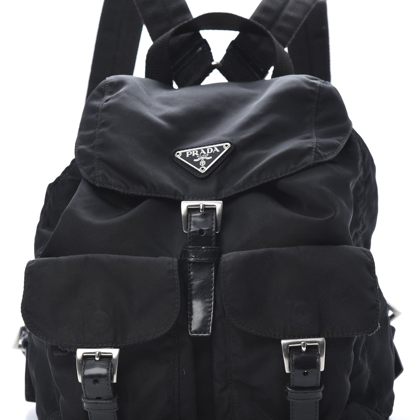 Nylon Vela Small Backpack Black