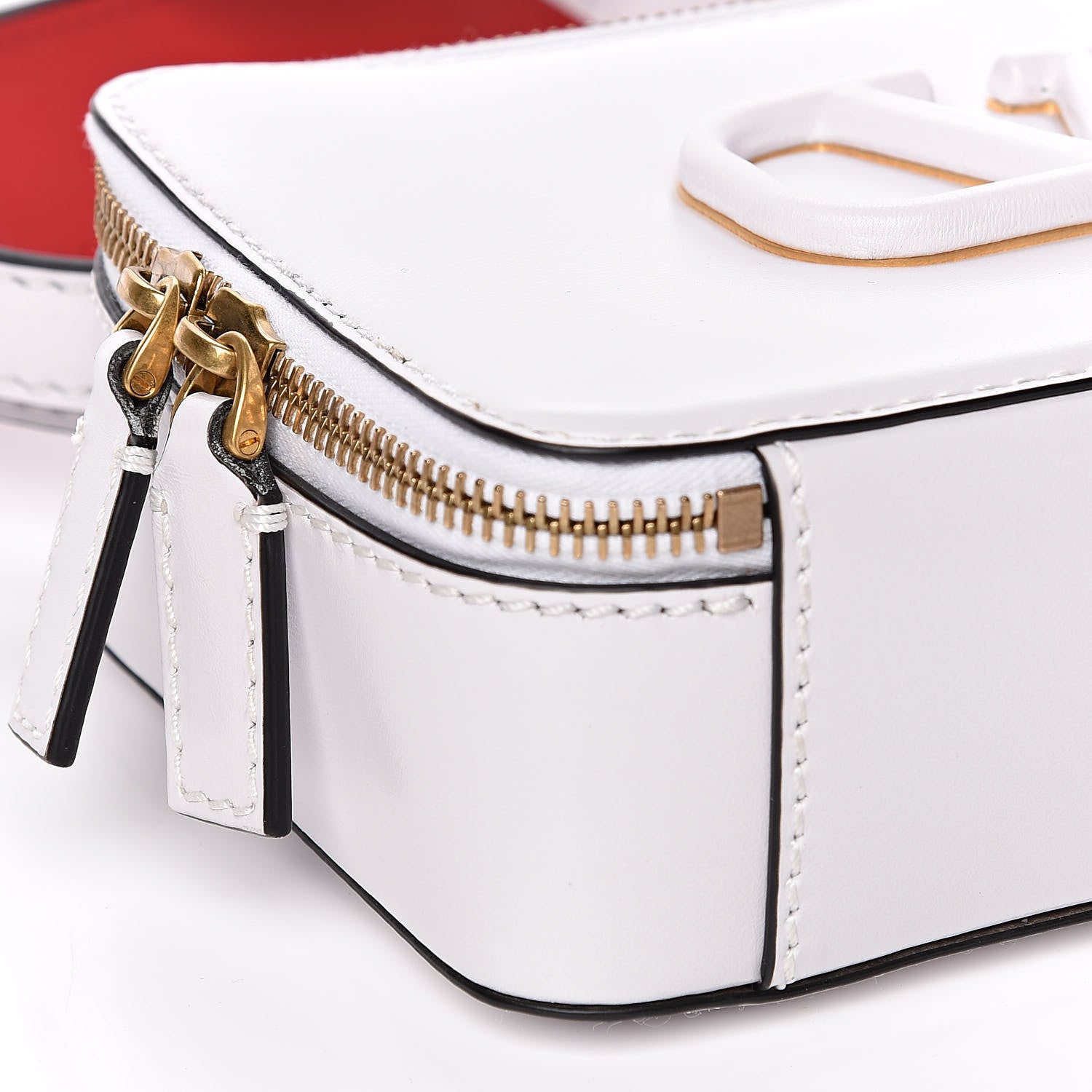 Valentino Garavani Smooth Calfskin VSling Crossbody Bag White 7 of 9
