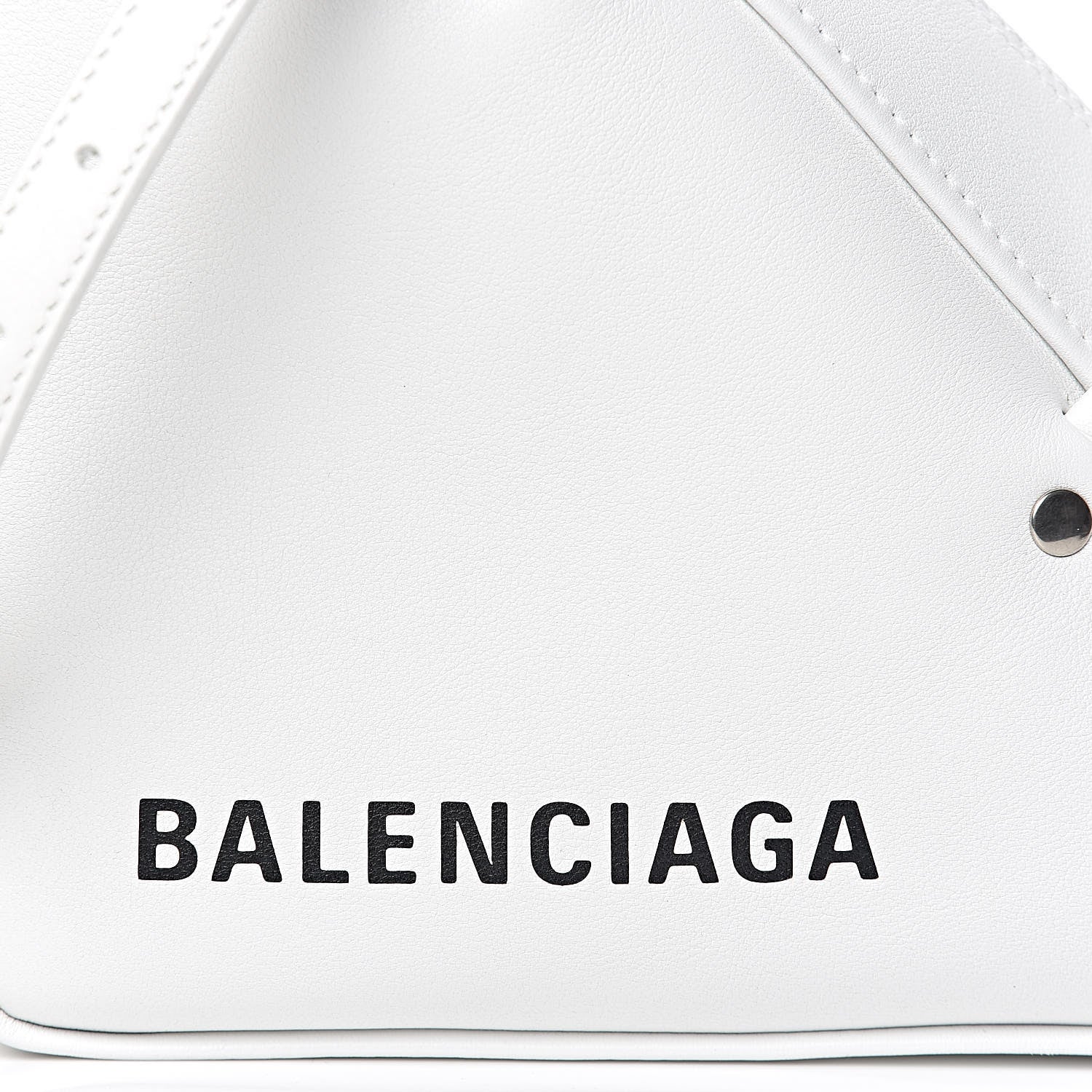 Balenciaga Calfskin S Triangle Duffle White 10 of 10