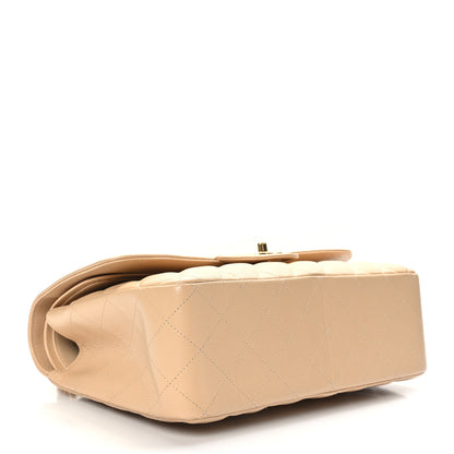 Chanel Caviar Quilted Jumbo Double Flap Beige 4 of 11