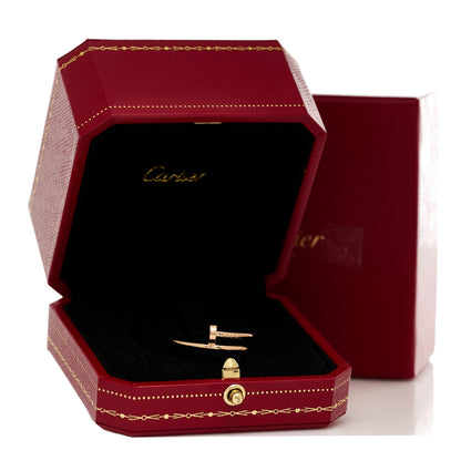 Cartier 18K Pink Gold Small Juste Un Clou Ring 62 10 5 of 5