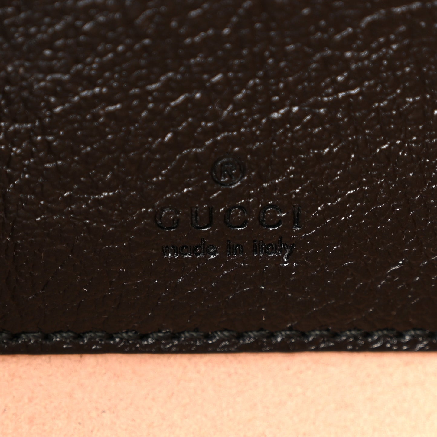 Textured Calfskin Web Mini Rajah Slim Flap Shoulder Bag Black