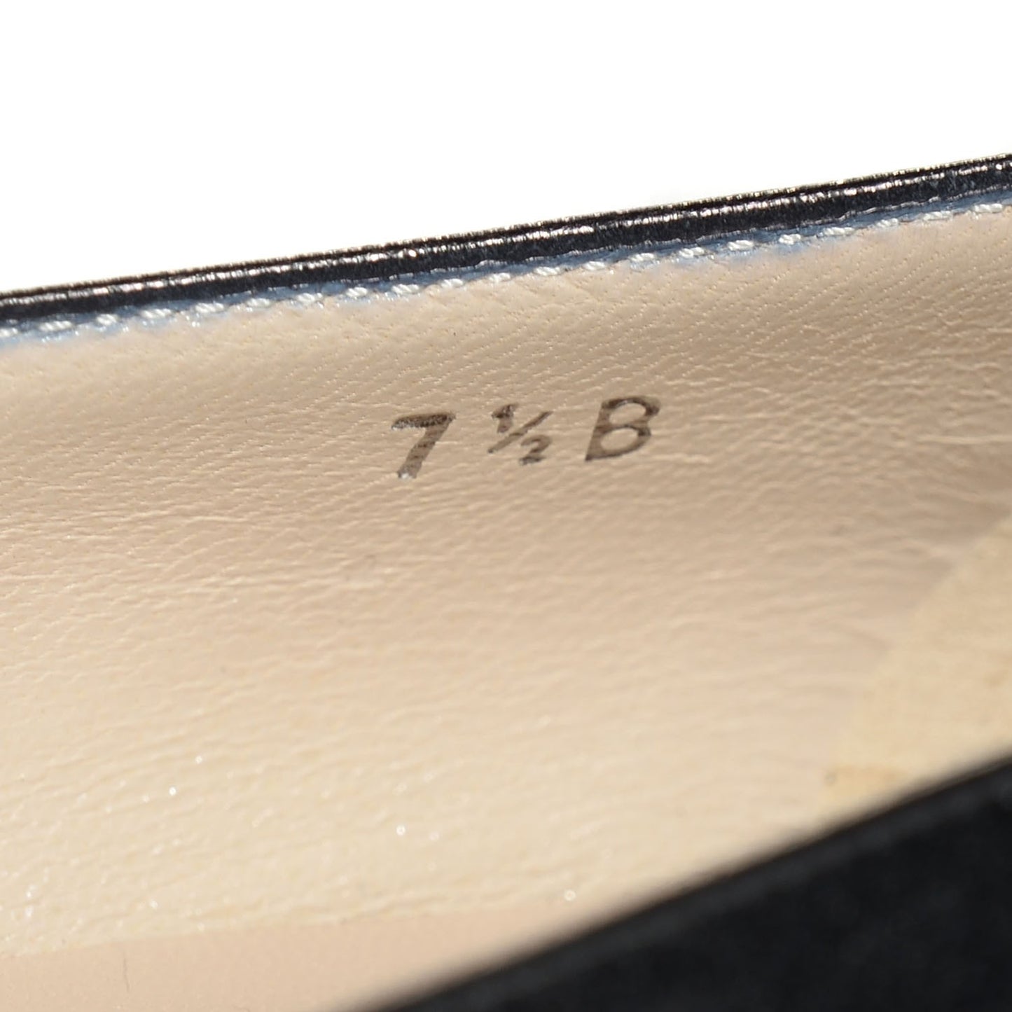 Lambskin Square Toe Pumps 37.5 Black