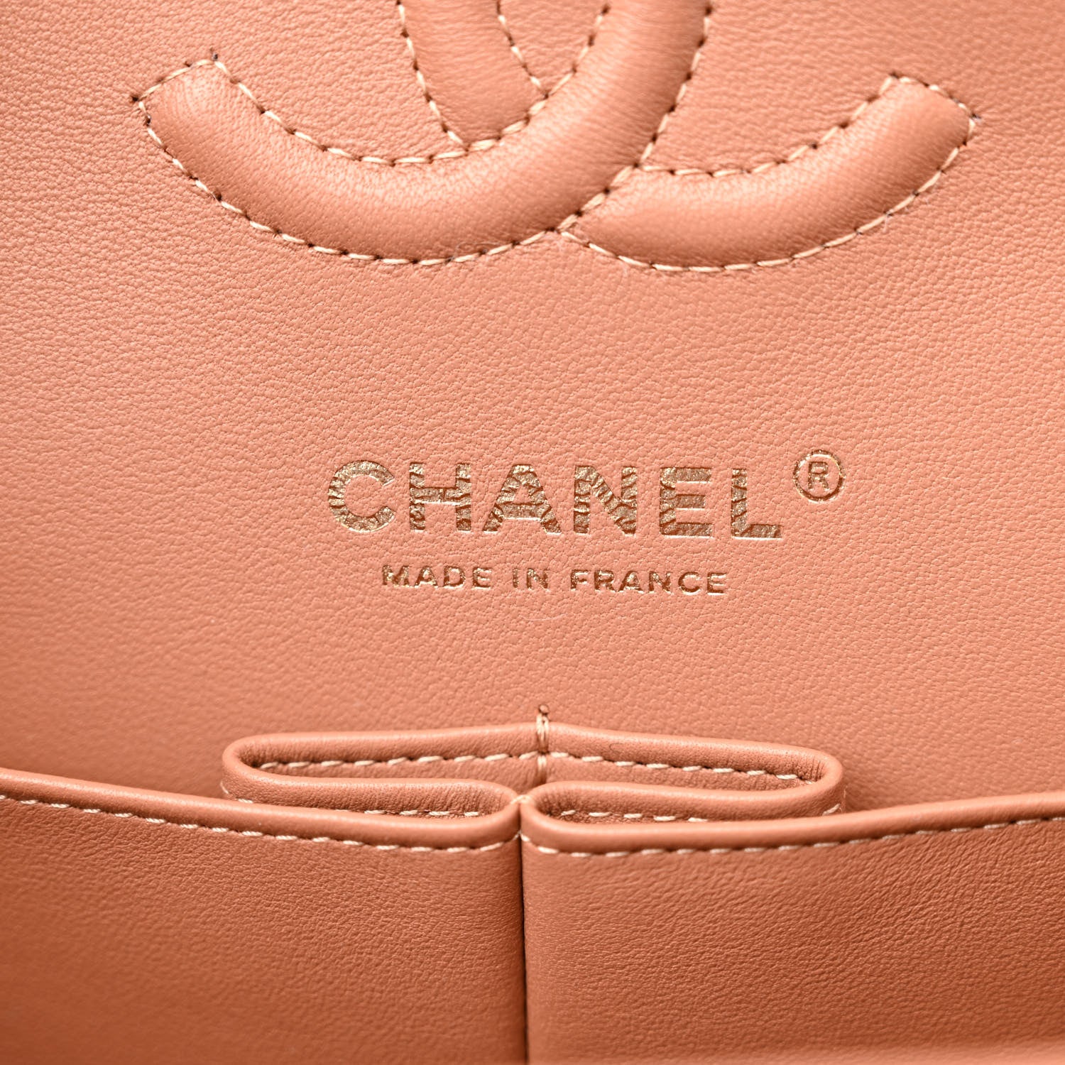 Chanel Lambskin Quilted Small Double Flap Brown 6 of 11