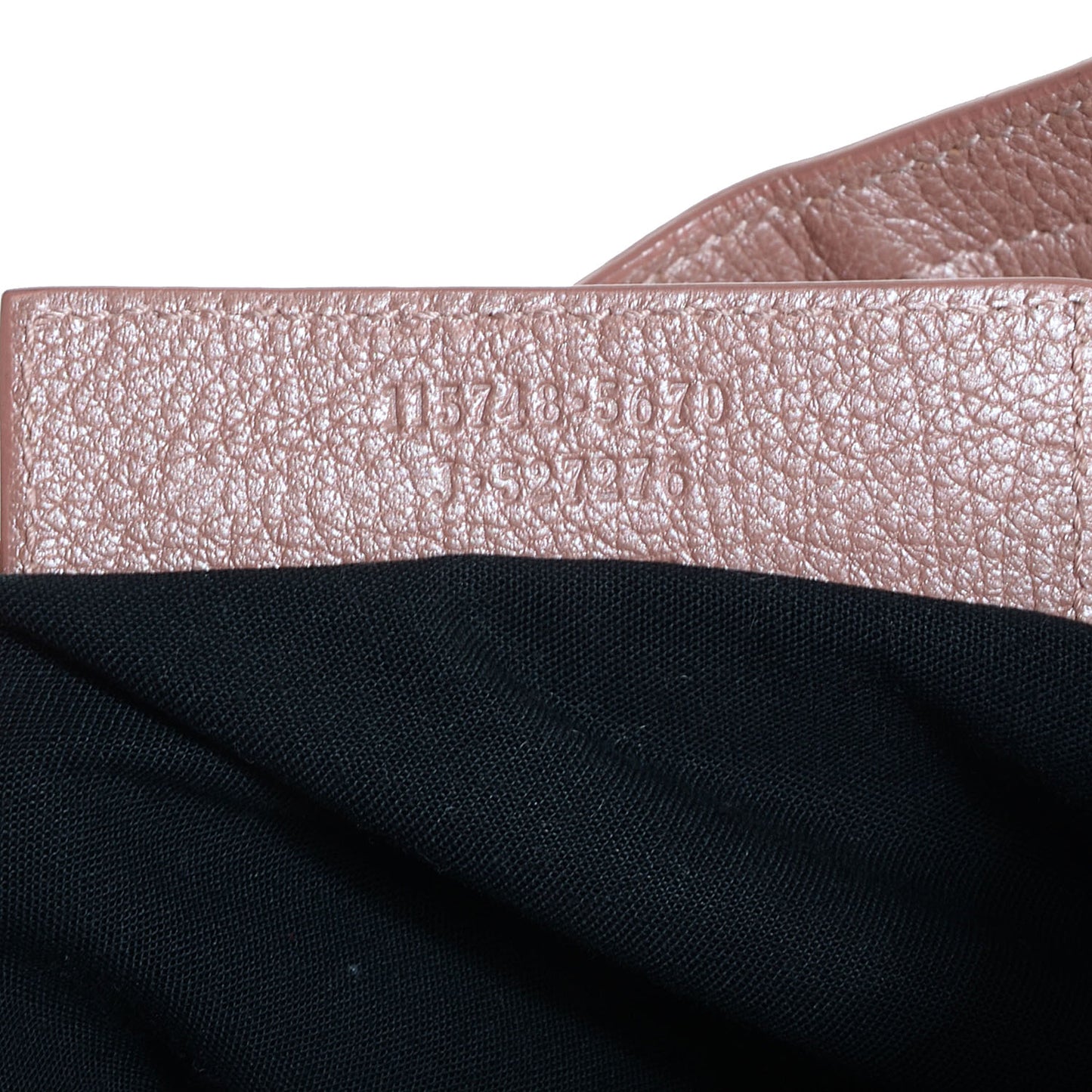 Pearlescent Goatskin Classic Palladium Hardware City Rose Rose Light