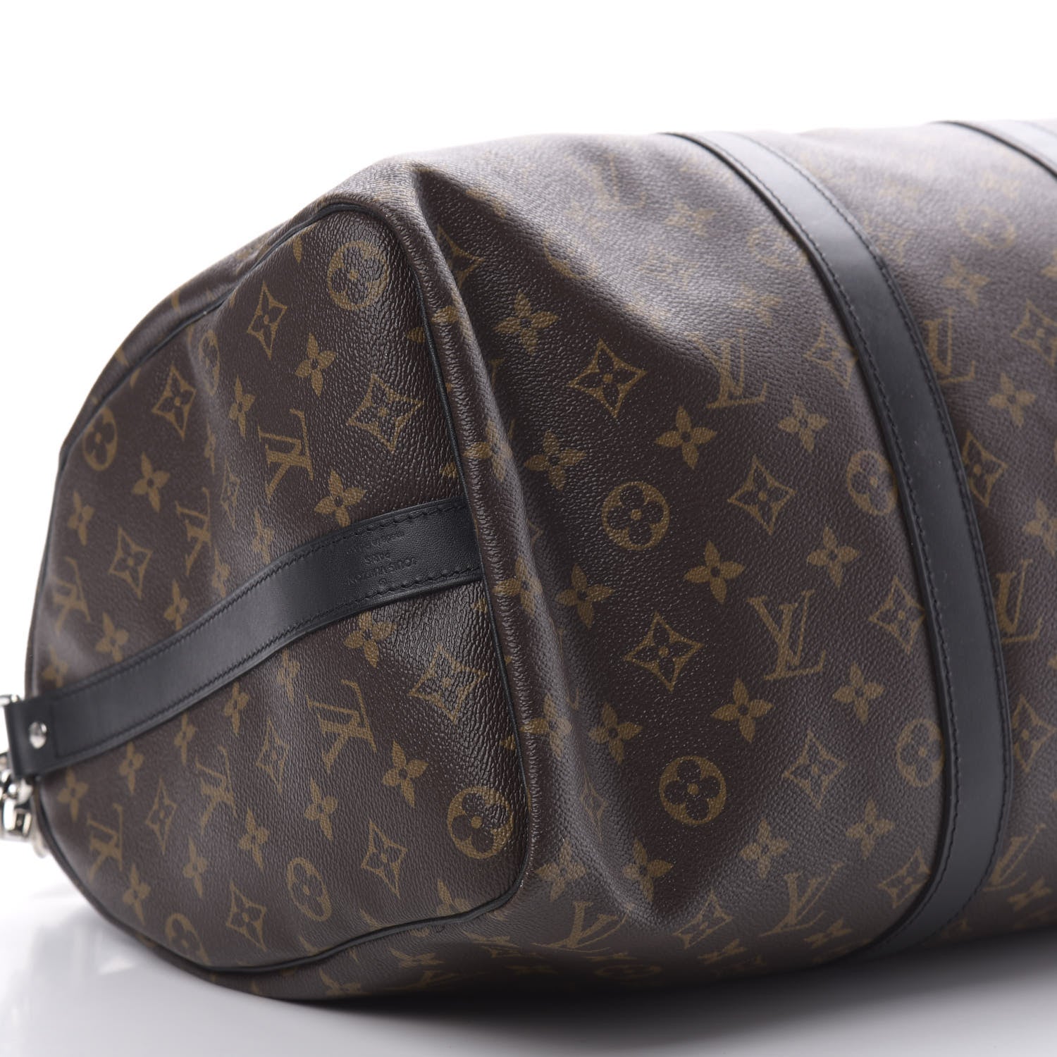 Louis Vuitton Monogram Macassar Keepall Bandouliere 45 8 of 10