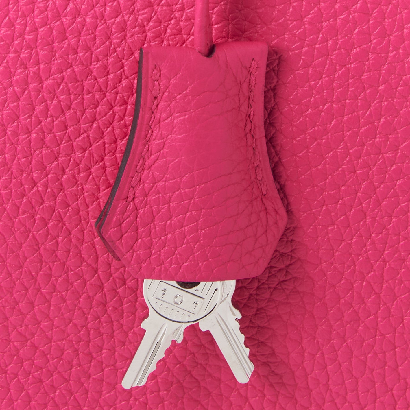 Taurillon Clemence Birkin 30 Rose Shocking
