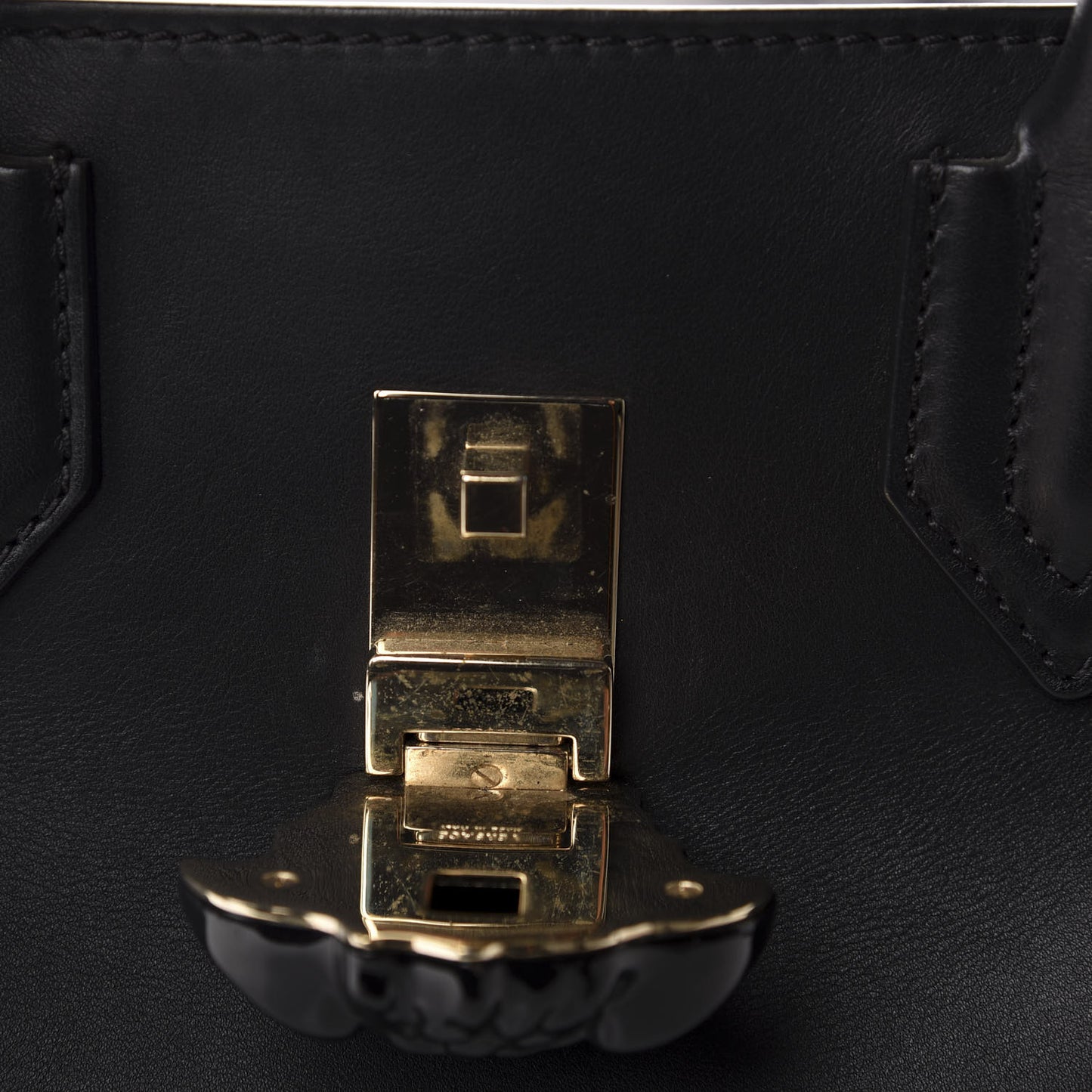 Calfskin Large Palazzo Empire Bag Black