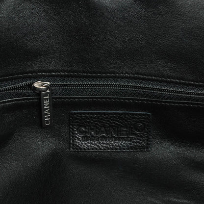 Chanel Calfskin Quilted Large Bowler Black 6 of 8